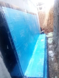 SBS Self Adhesive Waterproofing Membrane - HDPE Cross laminated