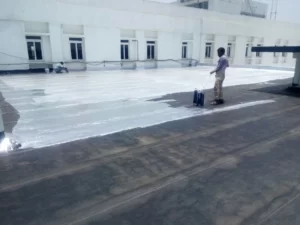 APP Waterproofing membrane - Aluminum Painting on Roof