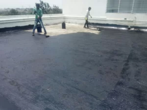 APP Waterproofing membrane - Solvent based Bituminous Primer application