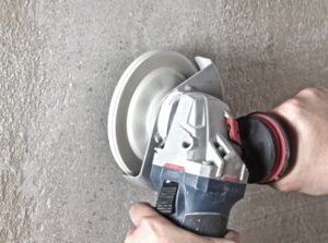 Surface preparation angle grinder