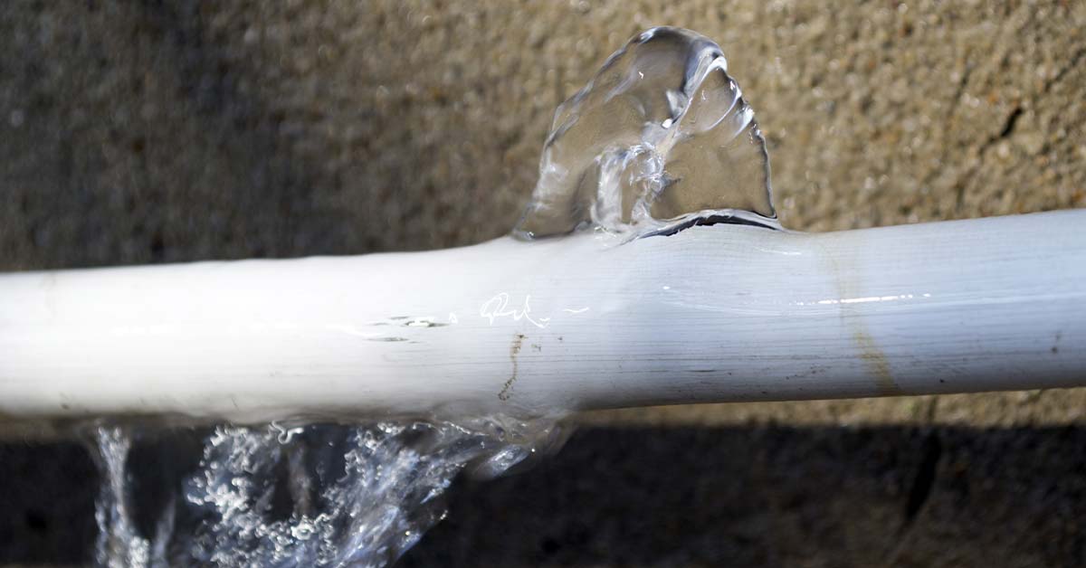 pipe burst