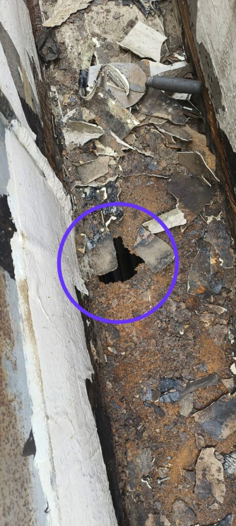 FRP Waterproofing Solutions (Fiber Reinforced Polymer) 7 FRP Waterproofing works in Metal Gutter